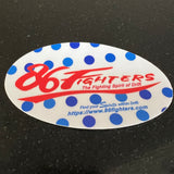 86 Fighters Drink sticker -Calpico