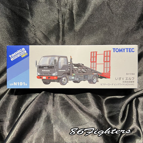 Tomica Limited Vintage NEO : N191b Isuzu ELF Safety Loader Big Wide(Advan)