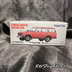 Tomica Limited Vintage NEO : N279b Toyota Land Cruiser STD Grade up van - Red