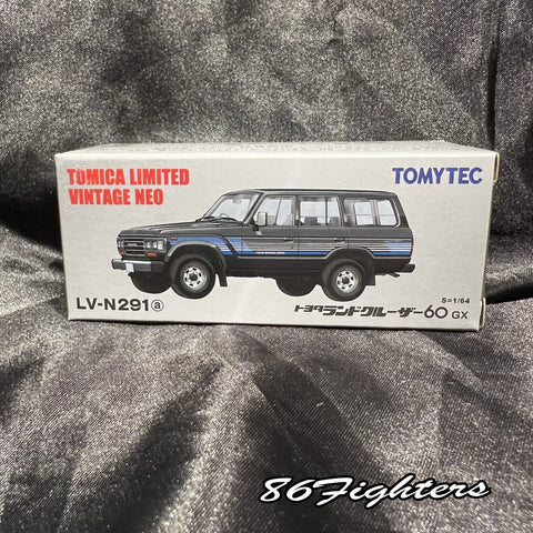 Tomica Limited Vintage NEO : N291a Toyota Land Cruiser 60GX - Gray