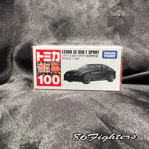 Tomica 100 : Lexus IS350 F Sport limited edition Black