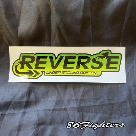 Reverse sticker - Die cut