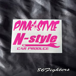 PINK STYLE & N-STYLE - Logo Sticker