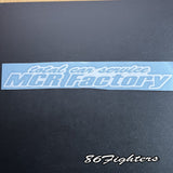 MCR Factory sticker - MCR Factory original Vinyl Cut sticker