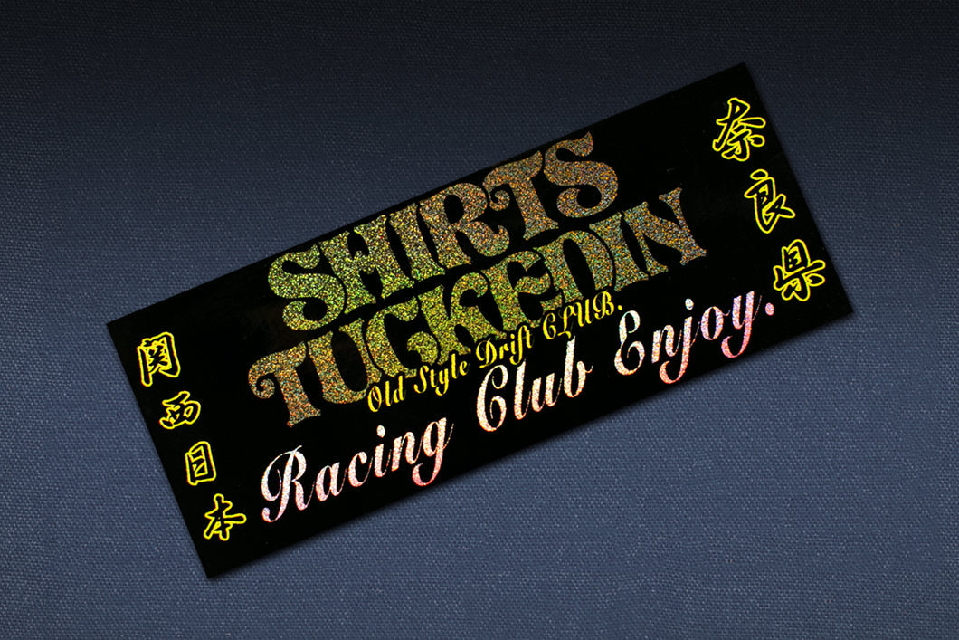 SHIRTSTUCKEDIN RACING CLUB ENJOY NARA-KEN CLUB STICKER – 86 Fighters