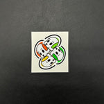 Silver / Momiji mark - URAS sticker