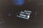 SHIRTSTUCKEDIN URL WEBSITE STICKER - Blue Reflective