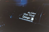 SHIRTSTUCKEDIN URL WEBSITE STICKER - Blue Reflective