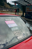SHIRTSTUCKEDIN ENJOY SIMPLE CLUB STICKER